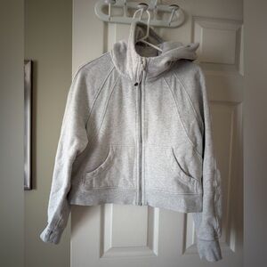 lululemon athletica Scuba Oversized Full-Zip Hoodie in Heathered Gray